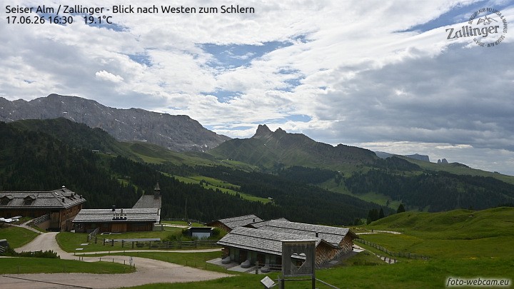 Archiv Foto Webcam Almgasthof Zallinger (Dolomiten)