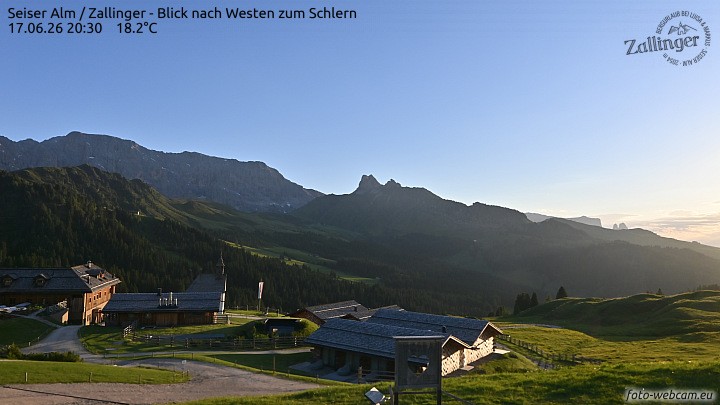 Archiv Foto Webcam Almgasthof Zallinger (Dolomiten)