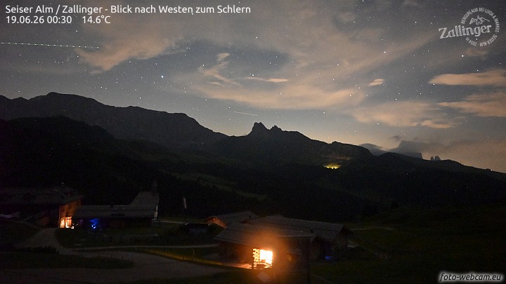 Archived image Webcam Almgasthof Zallinger