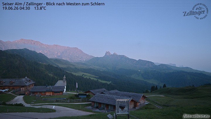 Archiv Foto Webcam Almgasthof Zallinger (Dolomiten)
