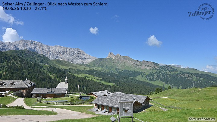 Archiv Foto Webcam Almgasthof Zallinger (Dolomiten)