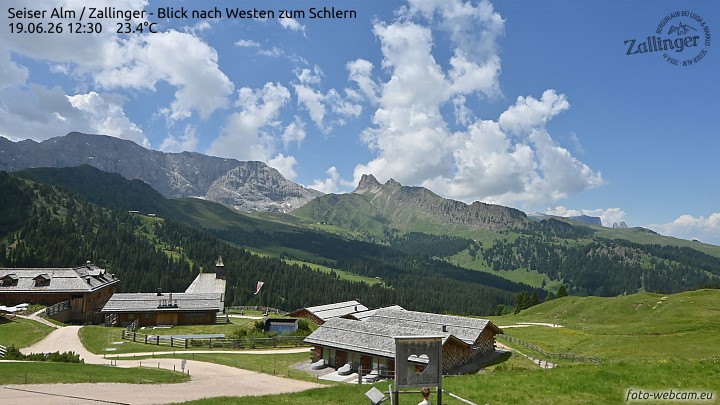 Archiv Foto Webcam Almgasthof Zallinger (Dolomiten)