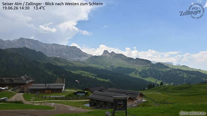 Archiv Foto Webcam Almgasthof Zallinger (Dolomiten)