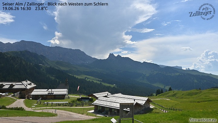 Archiv Foto Webcam Almgasthof Zallinger (Dolomiten)