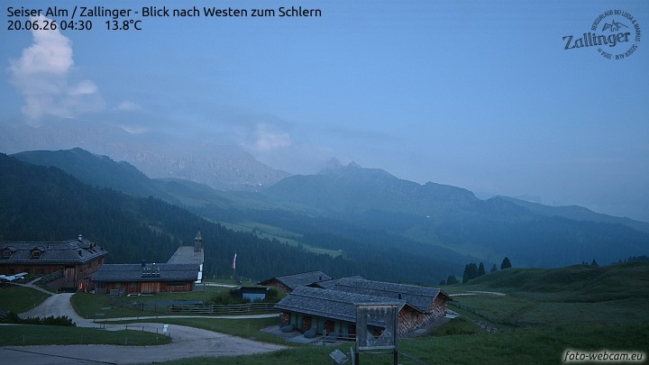 Archived image Webcam Almgasthof Zallinger