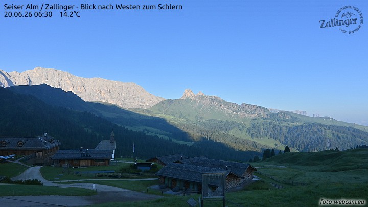 Archived image Webcam Almgasthof Zallinger