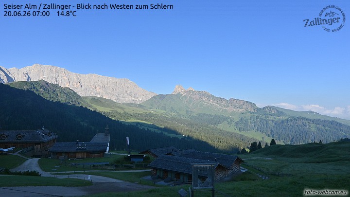 Archived image Webcam Almgasthof Zallinger