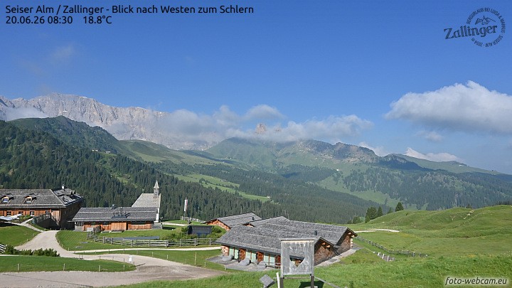 Archived image Webcam Almgasthof Zallinger