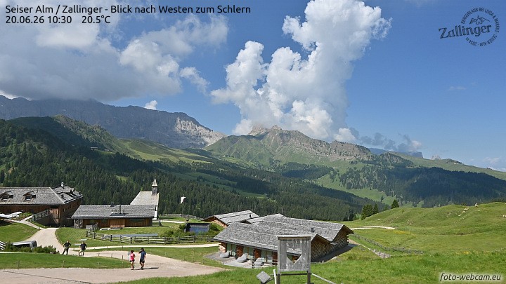 Archived image Webcam Almgasthof Zallinger