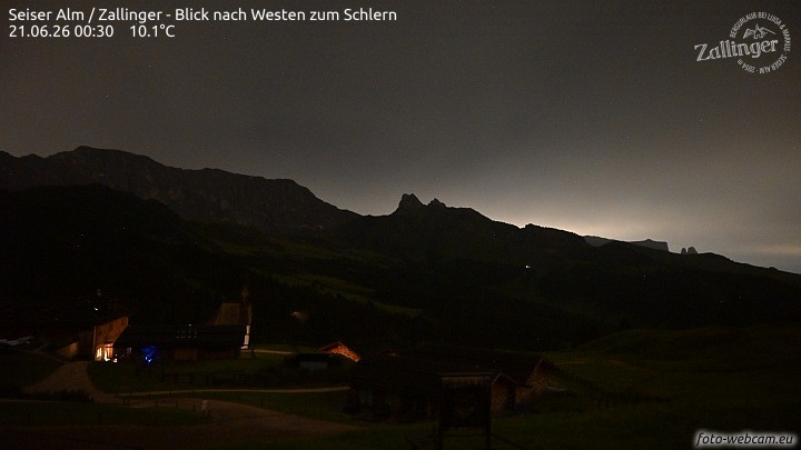 Archiv Foto Webcam Almgasthof Zallinger (Dolomiten)