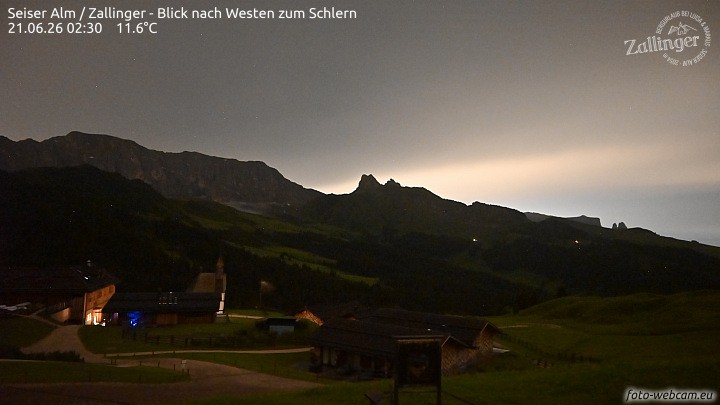 Archiv Foto Webcam Almgasthof Zallinger (Dolomiten)