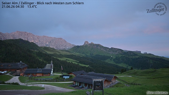 Archiv Foto Webcam Almgasthof Zallinger (Dolomiten)