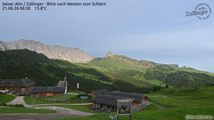 Archiv Foto Webcam Almgasthof Zallinger (Dolomiten)