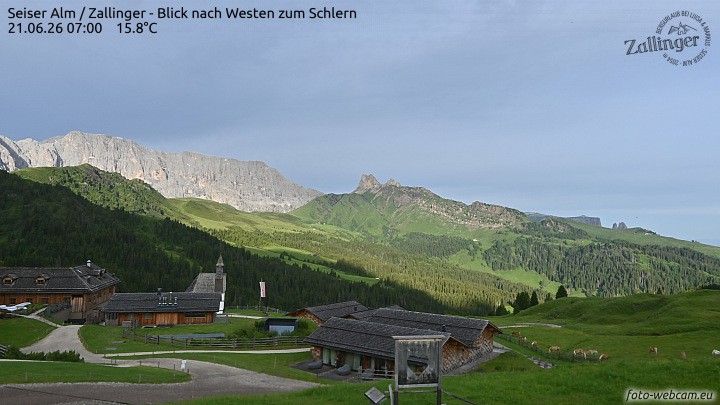Archiv Foto Webcam Almgasthof Zallinger (Dolomiten)
