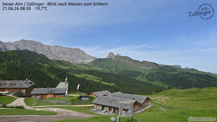 Archiv Foto Webcam Almgasthof Zallinger (Dolomiten)