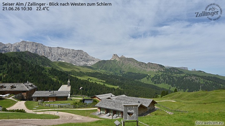 Archiv Foto Webcam Almgasthof Zallinger (Dolomiten)