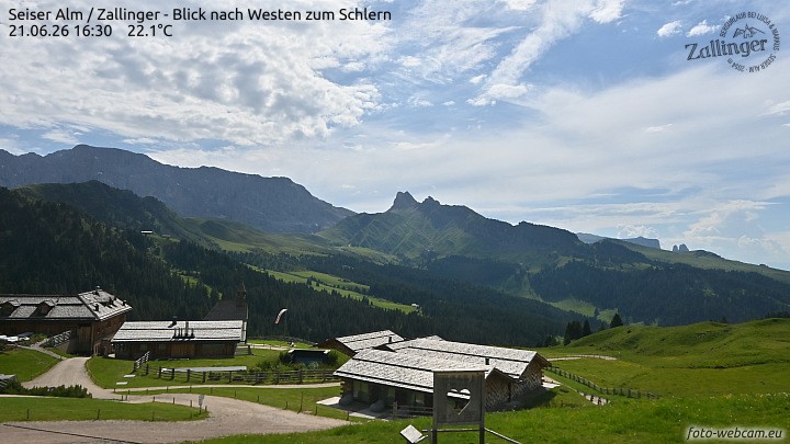 Archiv Foto Webcam Almgasthof Zallinger (Dolomiten)