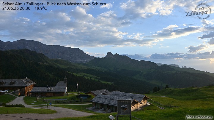 Archiv Foto Webcam Almgasthof Zallinger (Dolomiten)