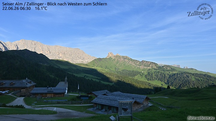 Archiv Foto Webcam Almgasthof Zallinger (Dolomiten)