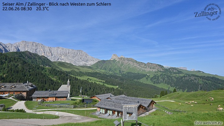 Archiv Foto Webcam Almgasthof Zallinger (Dolomiten)
