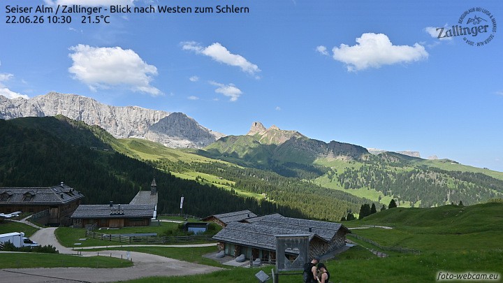 Archiv Foto Webcam Almgasthof Zallinger (Dolomiten)