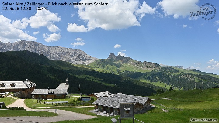 Archiv Foto Webcam Almgasthof Zallinger (Dolomiten)