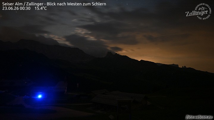 Archiv Foto Webcam Almgasthof Zallinger (Dolomiten)