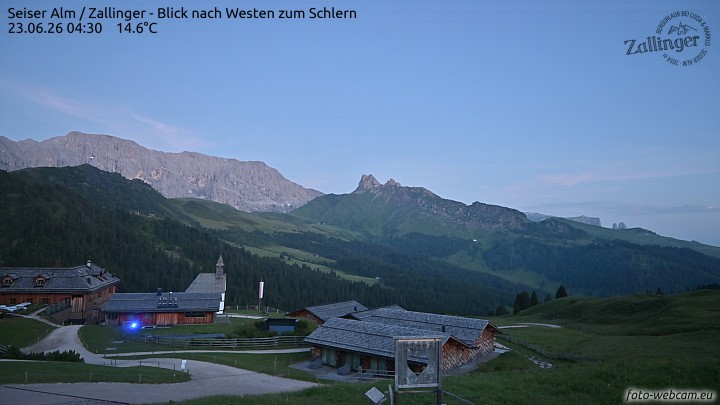 Archiv Foto Webcam Almgasthof Zallinger (Dolomiten)