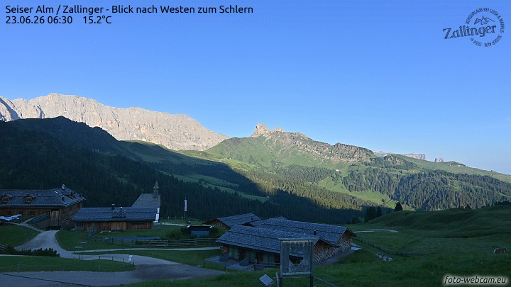 Archiv Foto Webcam Almgasthof Zallinger (Dolomiten)