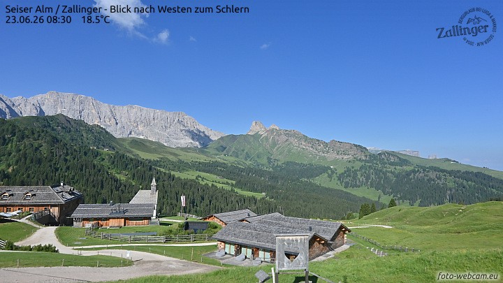 Archiv Foto Webcam Almgasthof Zallinger (Dolomiten)
