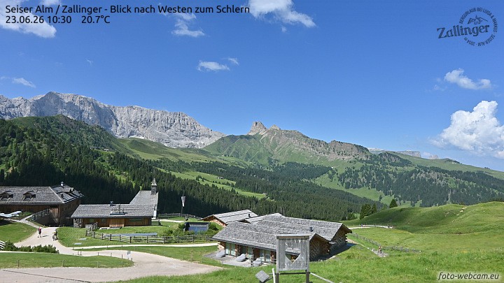 Archiv Foto Webcam Almgasthof Zallinger (Dolomiten)