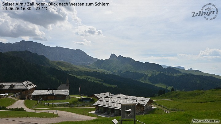Archiv Foto Webcam Almgasthof Zallinger (Dolomiten)