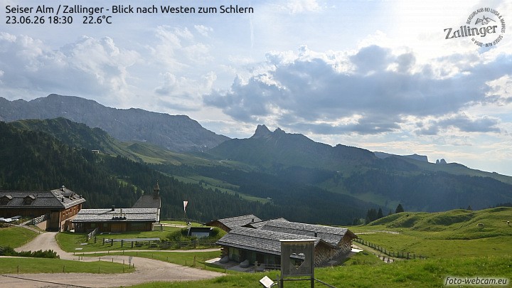 Archiv Foto Webcam Almgasthof Zallinger (Dolomiten)