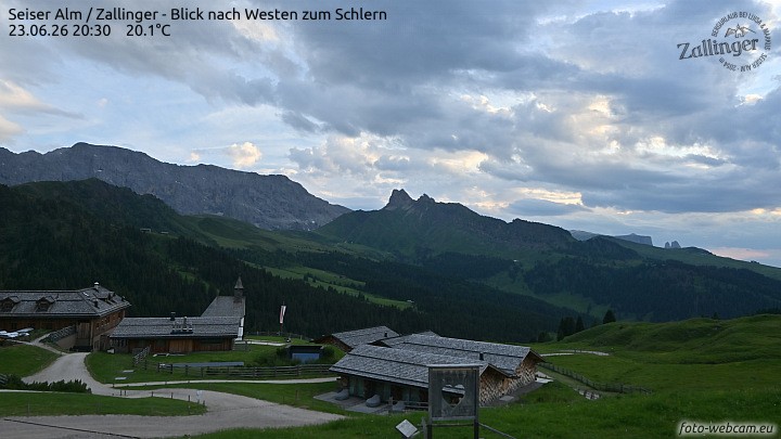 Archiv Foto Webcam Almgasthof Zallinger (Dolomiten)