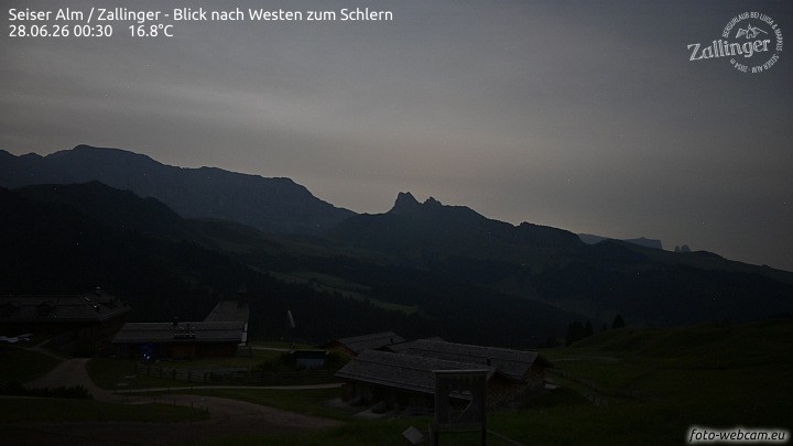 Archiv Foto Webcam Almgasthof Zallinger (Dolomiten)