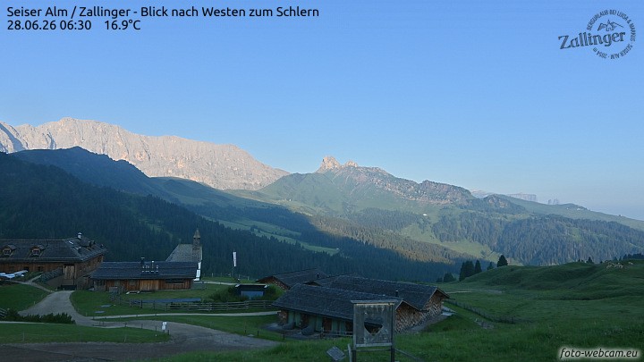 Archiv Foto Webcam Almgasthof Zallinger (Dolomiten)