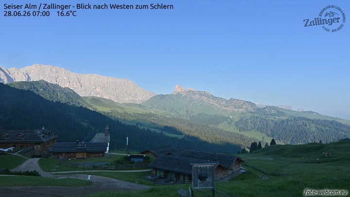 Archiv Foto Webcam Almgasthof Zallinger (Dolomiten)