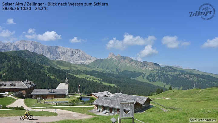 Archiv Foto Webcam Almgasthof Zallinger (Dolomiten)