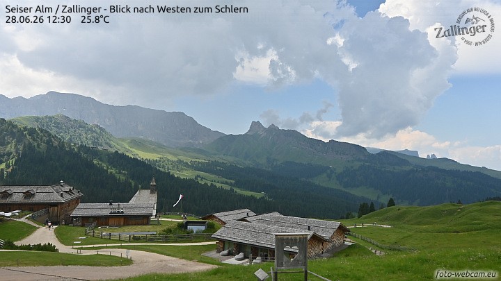 Archiv Foto Webcam Almgasthof Zallinger (Dolomiten)