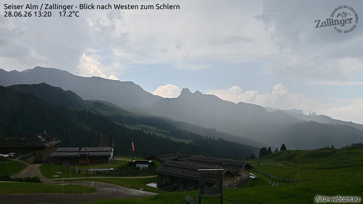 Archiv Foto Webcam Almgasthof Zallinger (Dolomiten)