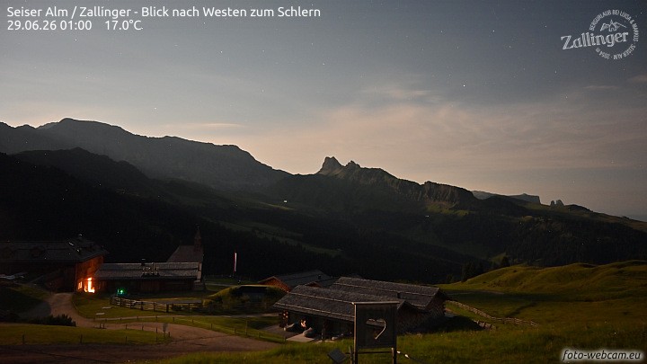 Archived image Webcam Almgasthof Zallinger