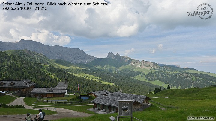 Archived image Webcam Almgasthof Zallinger