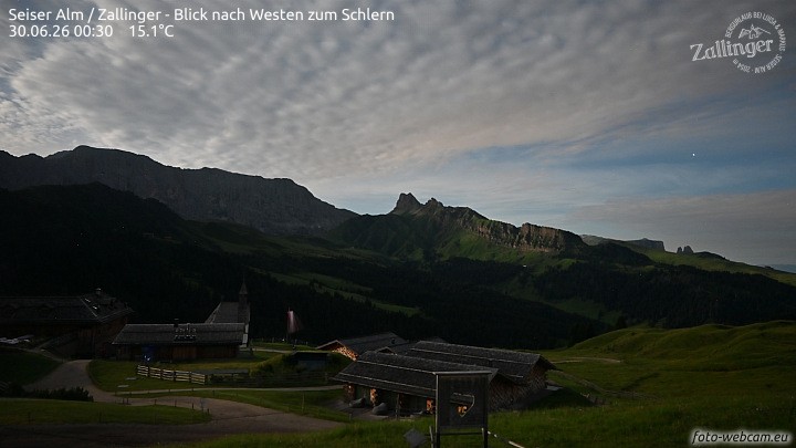 Archived image Webcam Almgasthof Zallinger