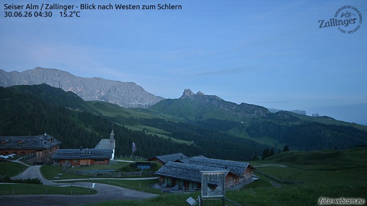 Archiv Foto Webcam Almgasthof Zallinger (Dolomiten)