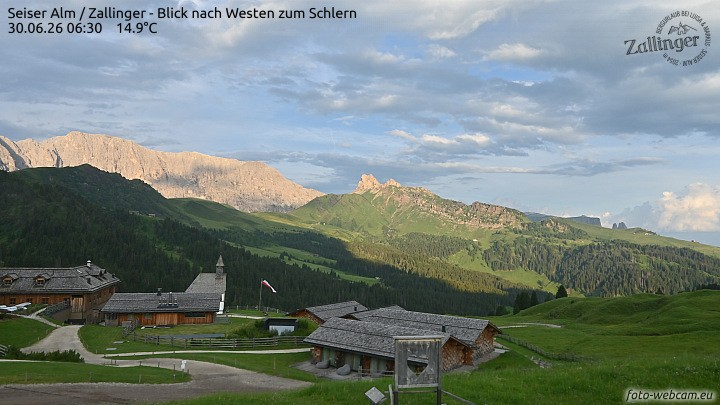 Archiv Foto Webcam Almgasthof Zallinger (Dolomiten)
