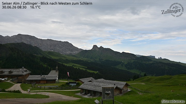 Archiv Foto Webcam Almgasthof Zallinger (Dolomiten)