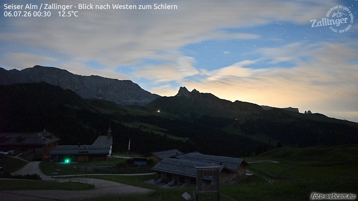 Archived image Webcam Almgasthof Zallinger