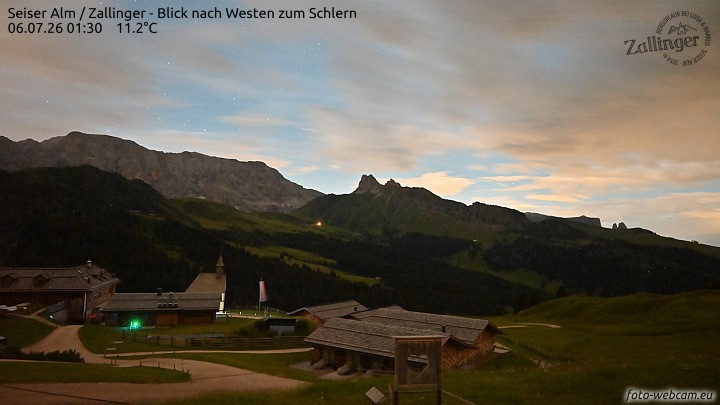 Archived image Webcam Almgasthof Zallinger