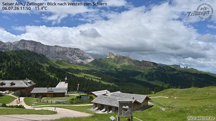 Archived image Webcam Almgasthof Zallinger
