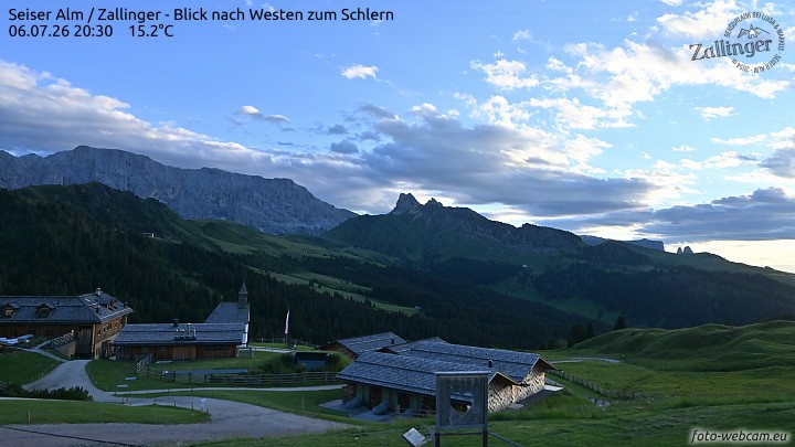Archiv Foto Webcam Almgasthof Zallinger (Dolomiten)